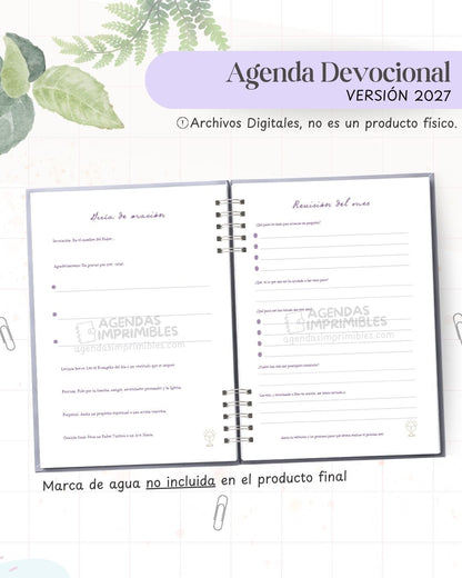 Agenda Devocional 2027 - Archivo Imprimible - imagen 5