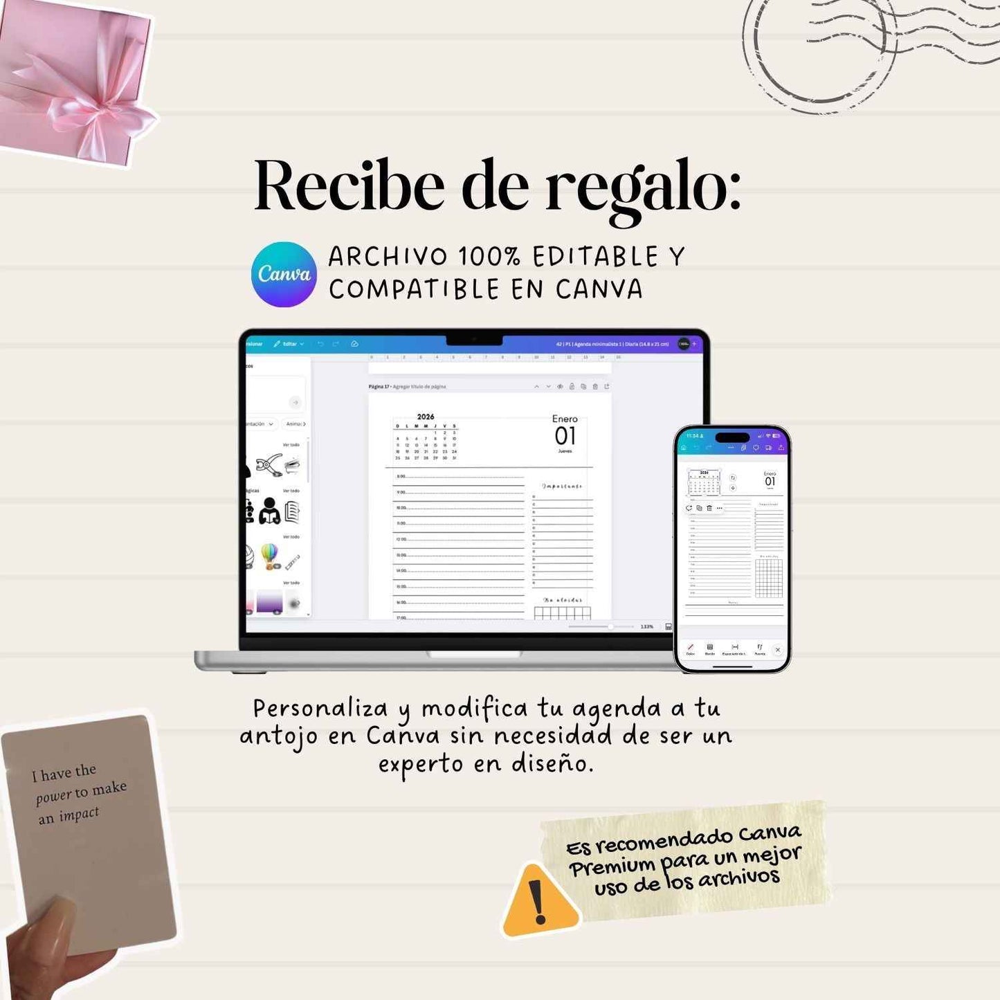 Agenda Minimalista Diaria | 2026