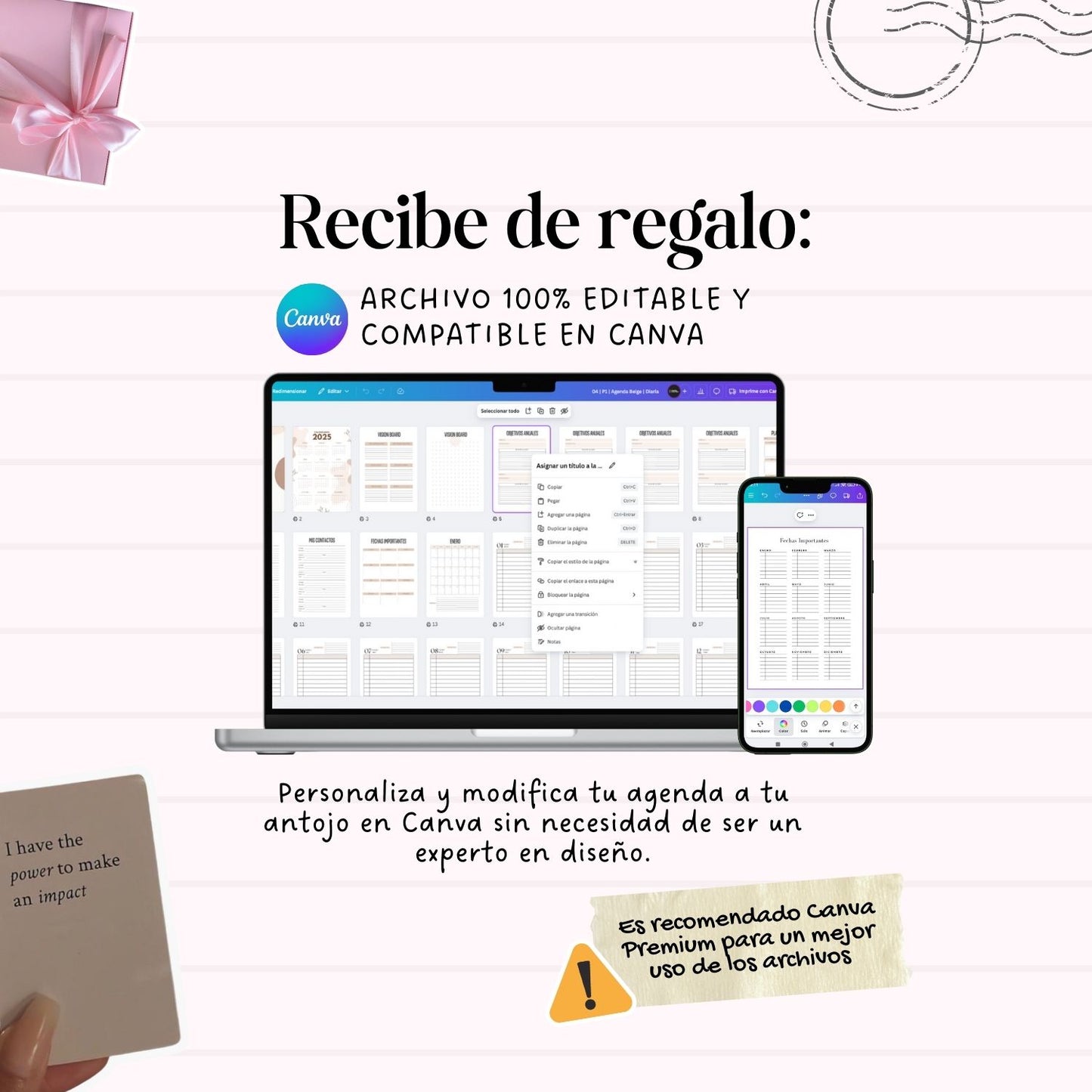 Agenda Beige Diaria | 2026