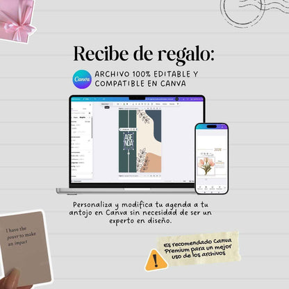 Agenda Continua Minimalista Semanal | 2026