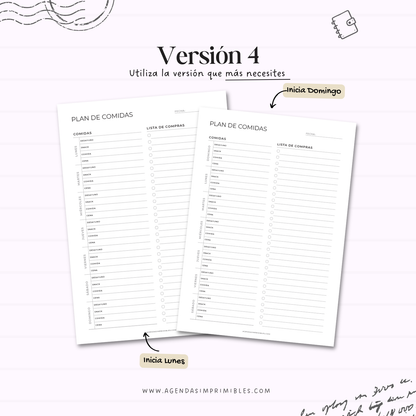 Plan de Comidas