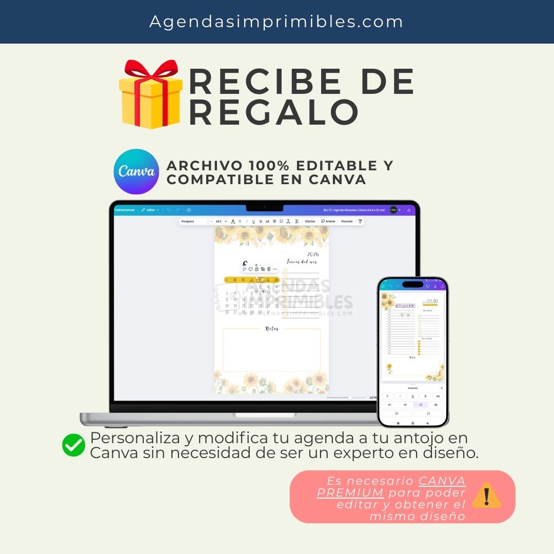 Agenda Girasol Diaria | 2026