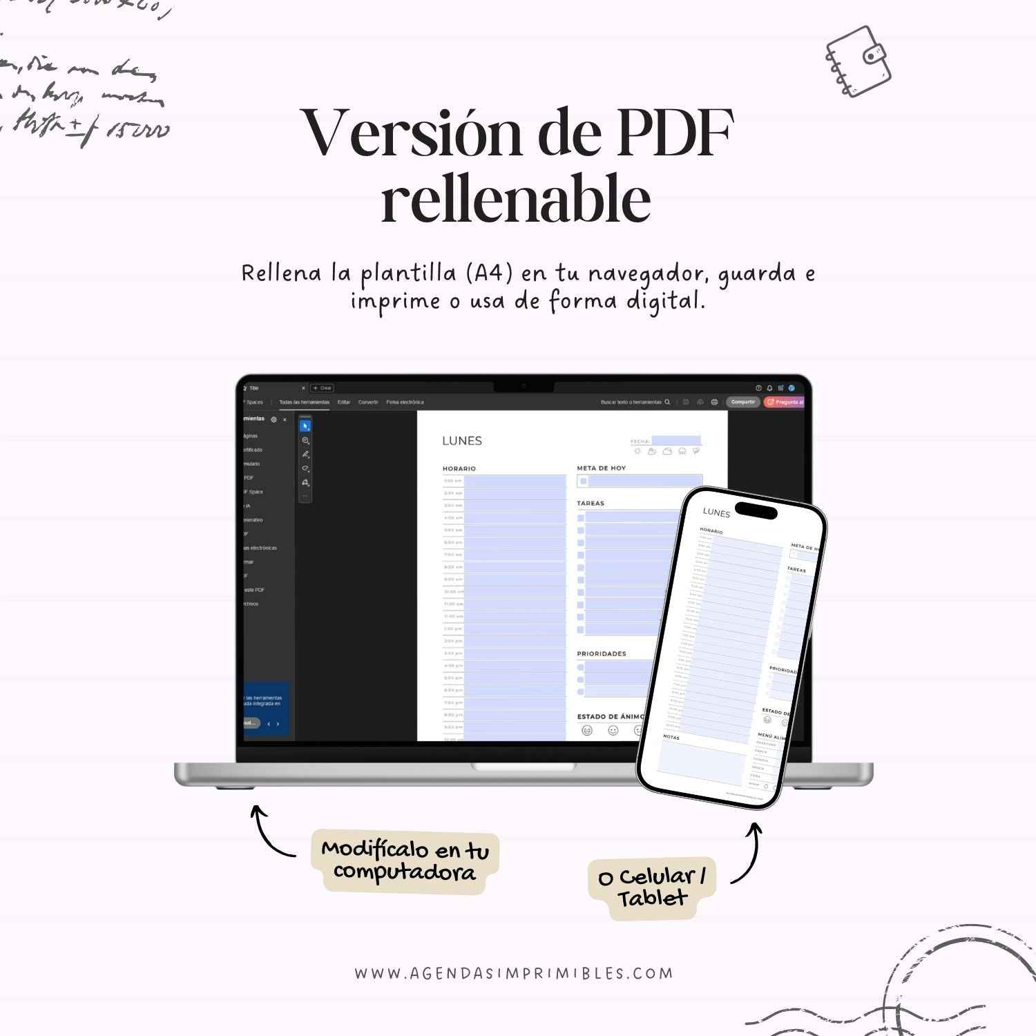 Planificador Diario 7 Días