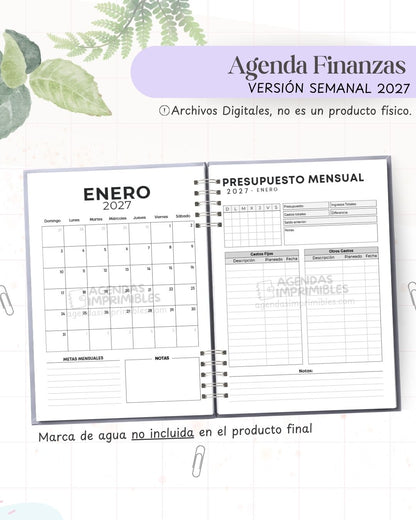 Agenda Finanzas 2027 - Semanal - imagen 5