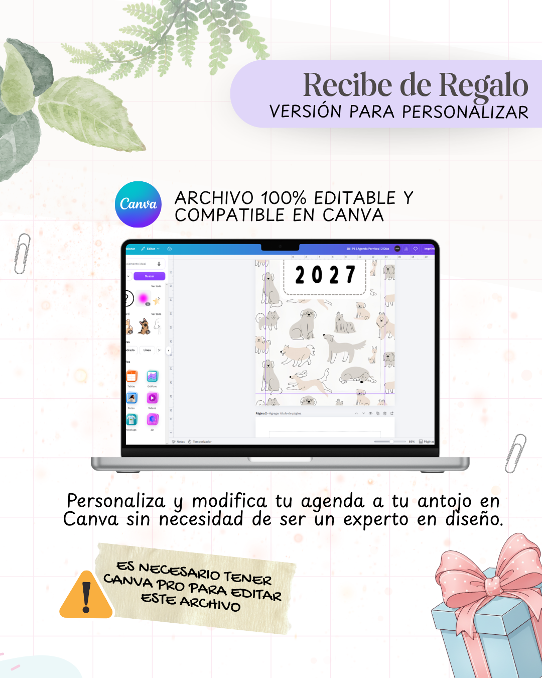 Agenda Perritos 2 2027 - Archivo Imprimible - imagen 5