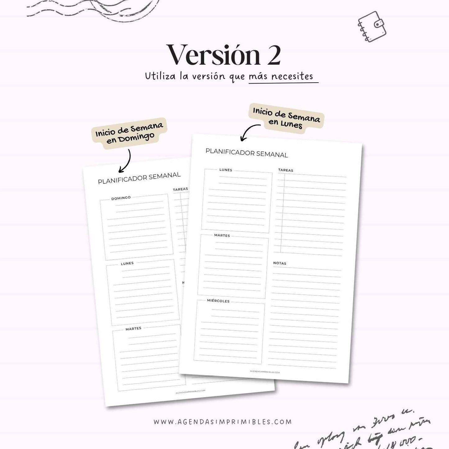 Planificador Semanal Doble V2