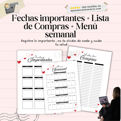 Agenda Corazones semanal| 2026