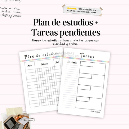 Agenda Estudiantil Semanal | 2026