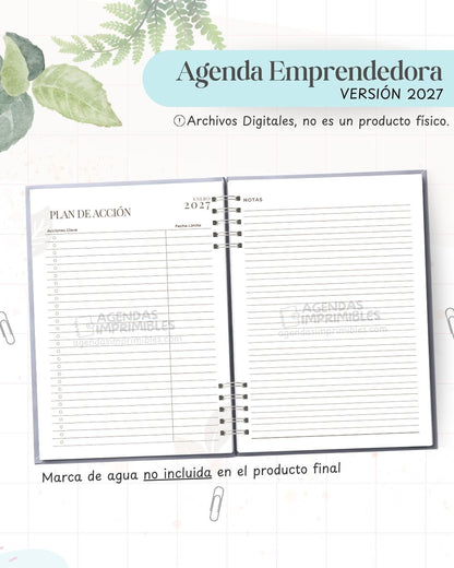 Agenda Emprendedora 2027 - Archivo Imprimible - imagen 5