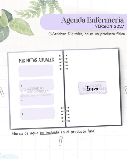 Agenda Lila 2027 - Archivo Imprimible - imagen 5