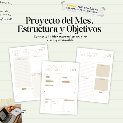 Agenda Escritores Diaria | 2026