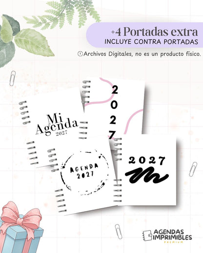 Agenda Minimalista Clean 2027 - Archivo Imprimible - imagen 6