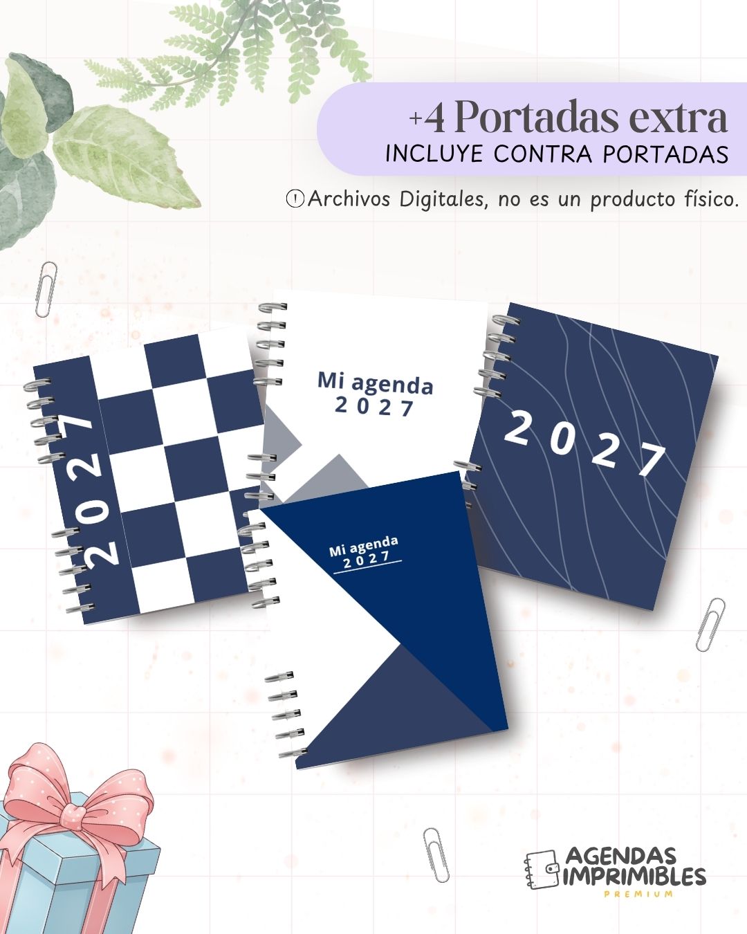 Agenda Azul Esencial 2027 - Archivo Imprimible - imagen 6