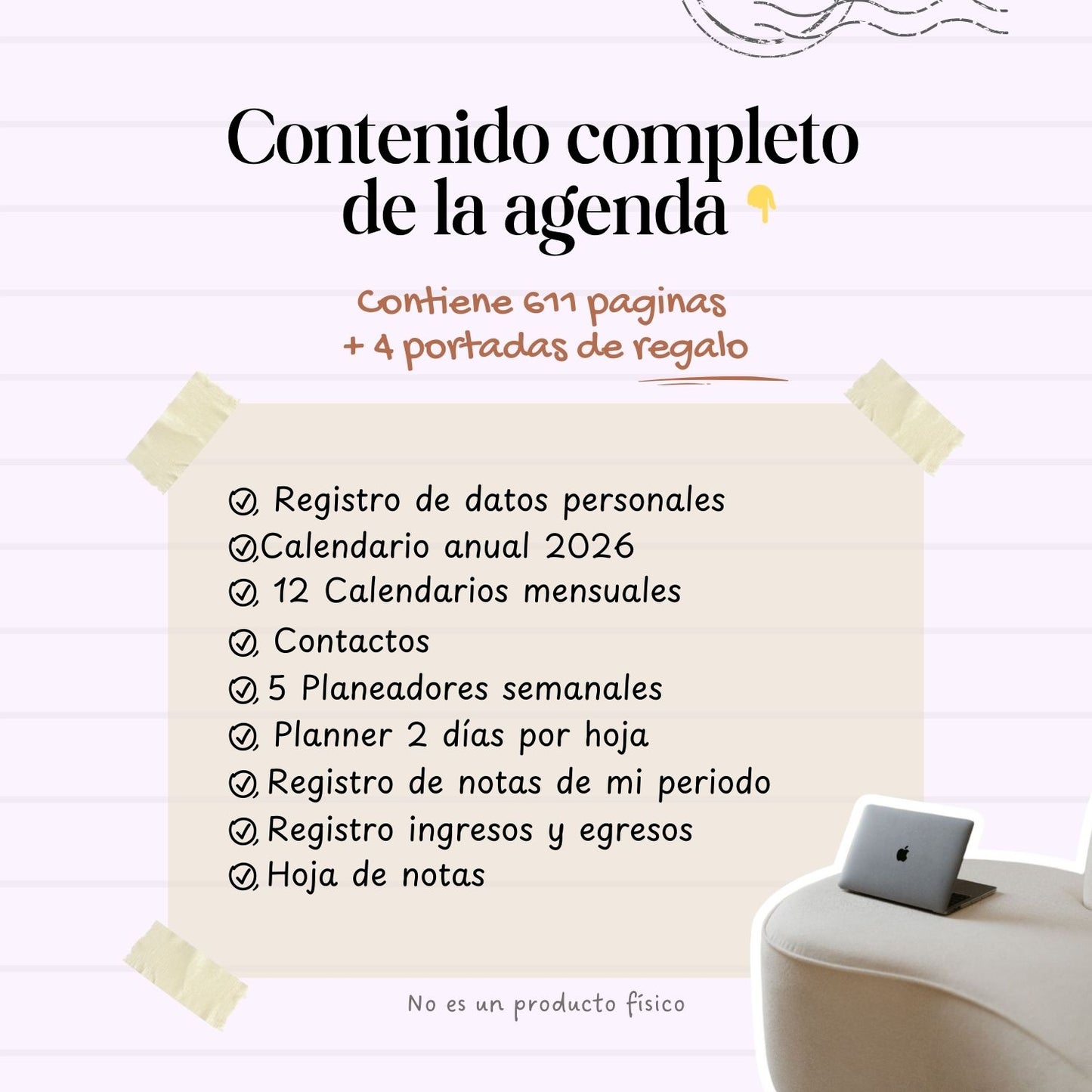 Agenda Rosa Dos Días x Pagina | 2026