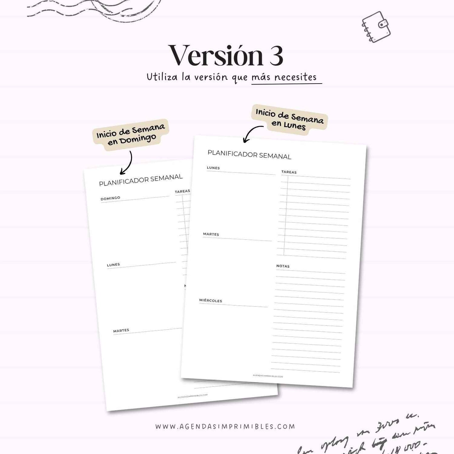 Planificador Semanal Doble V2
