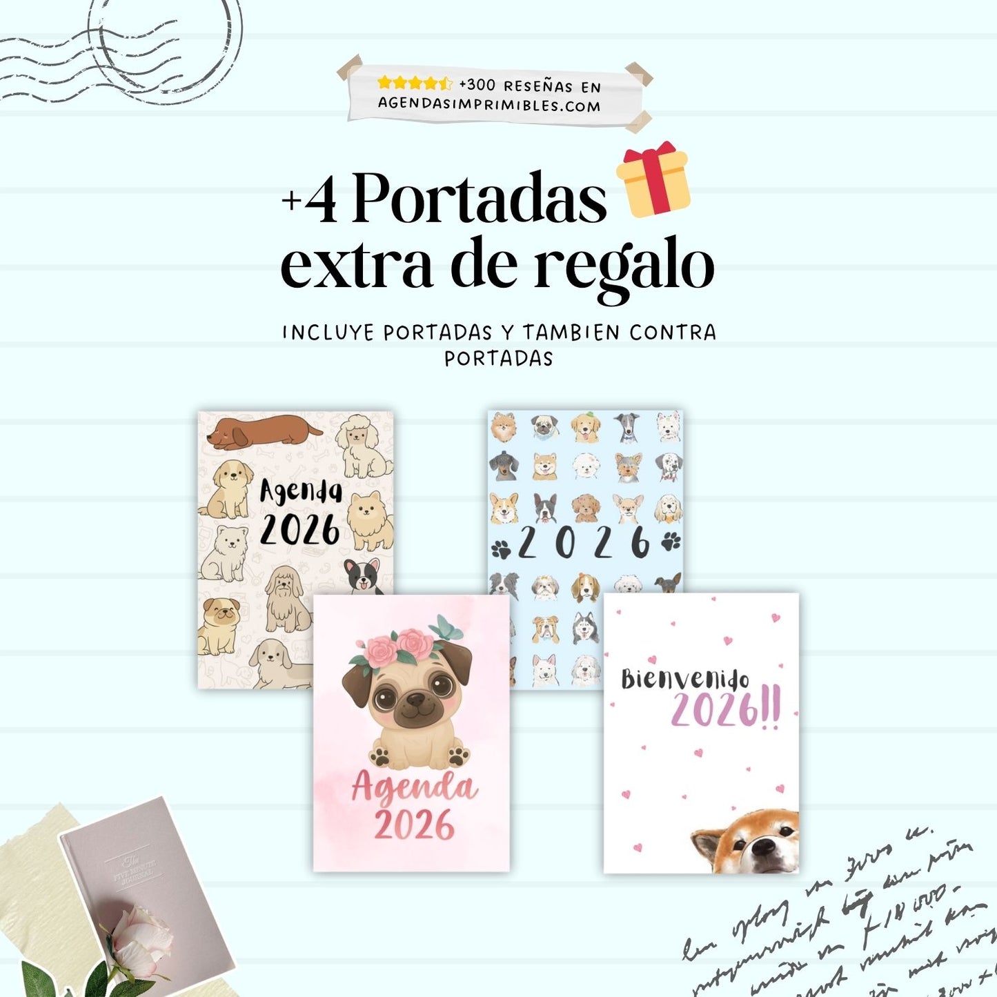 Agenda Perritos Dos Días x Pagina | 2026