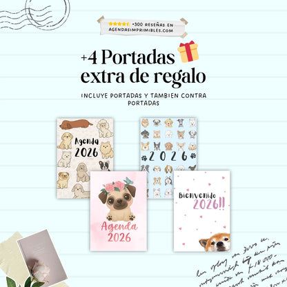 Agenda Perritos Dos Días x Pagina | 2026