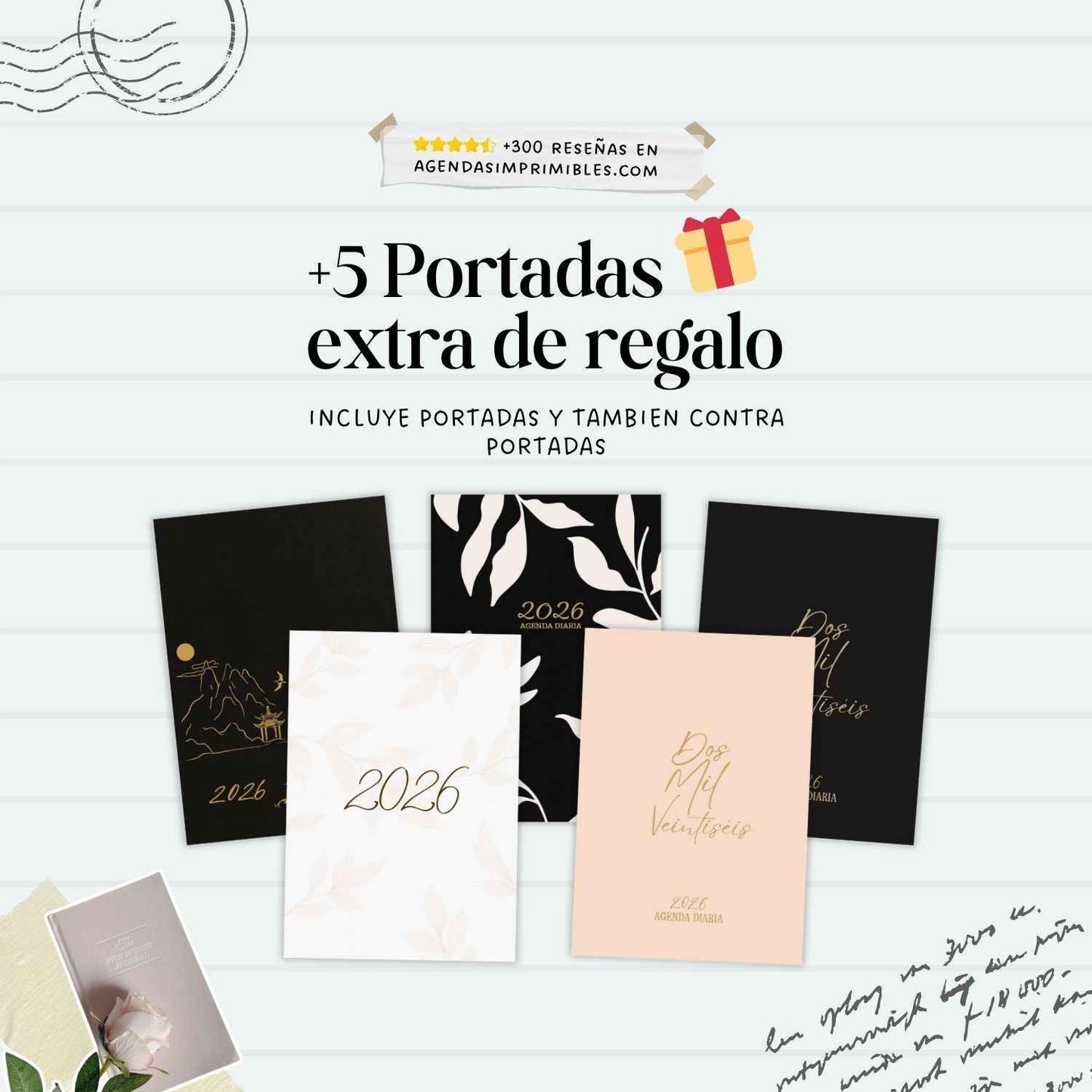 Agenda Elegante Unisex Diaria | 2026