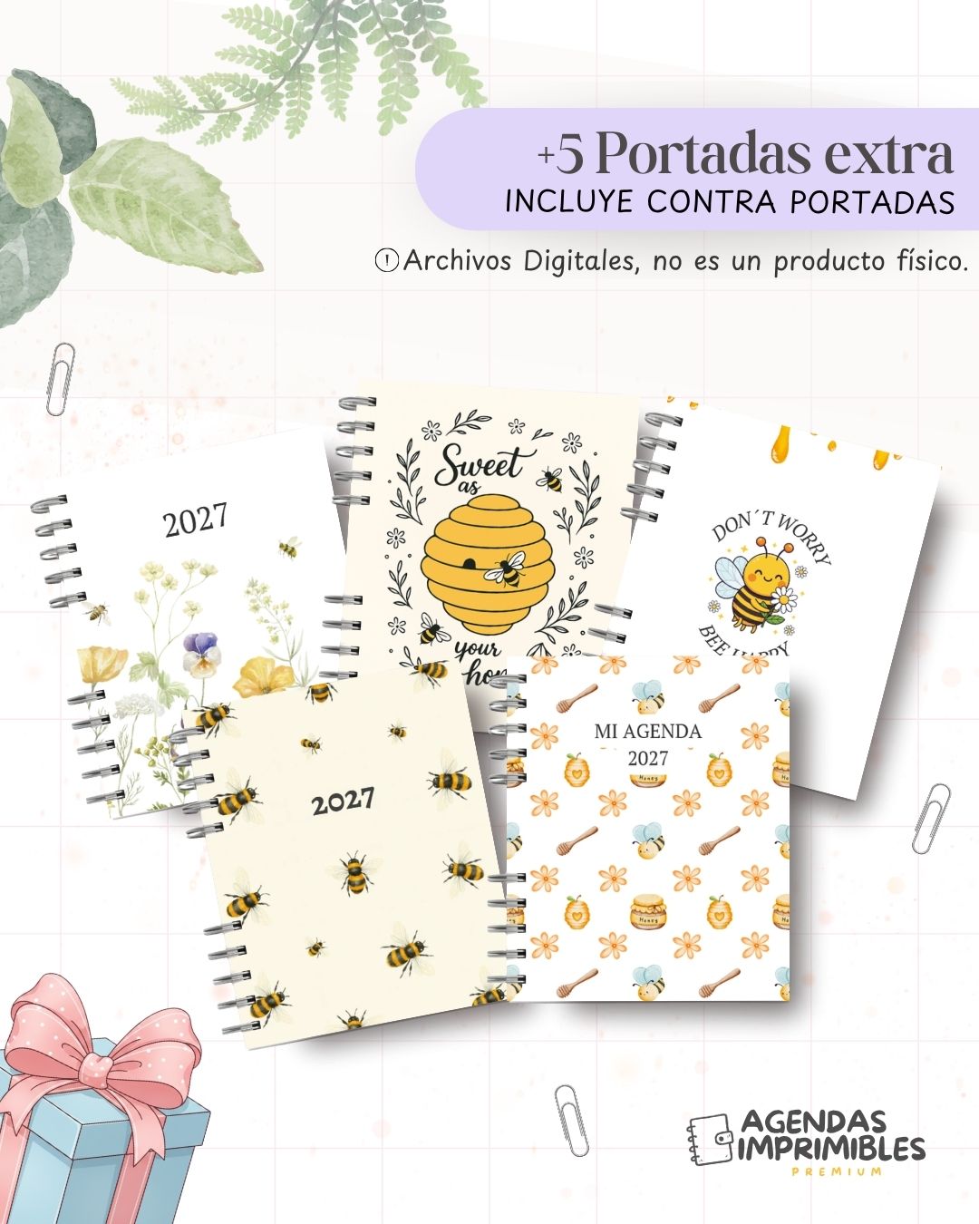Agenda Abejitas 2027 - Archivo Imprimible - imagen 6