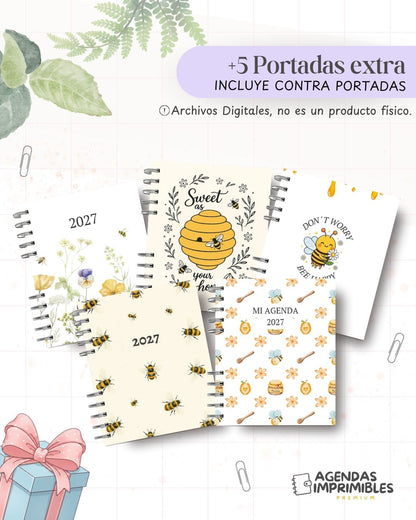 Agenda Abejitas 2027 - Archivo Imprimible - imagen 6