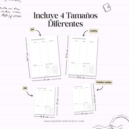Planificador Semanal Doble V2