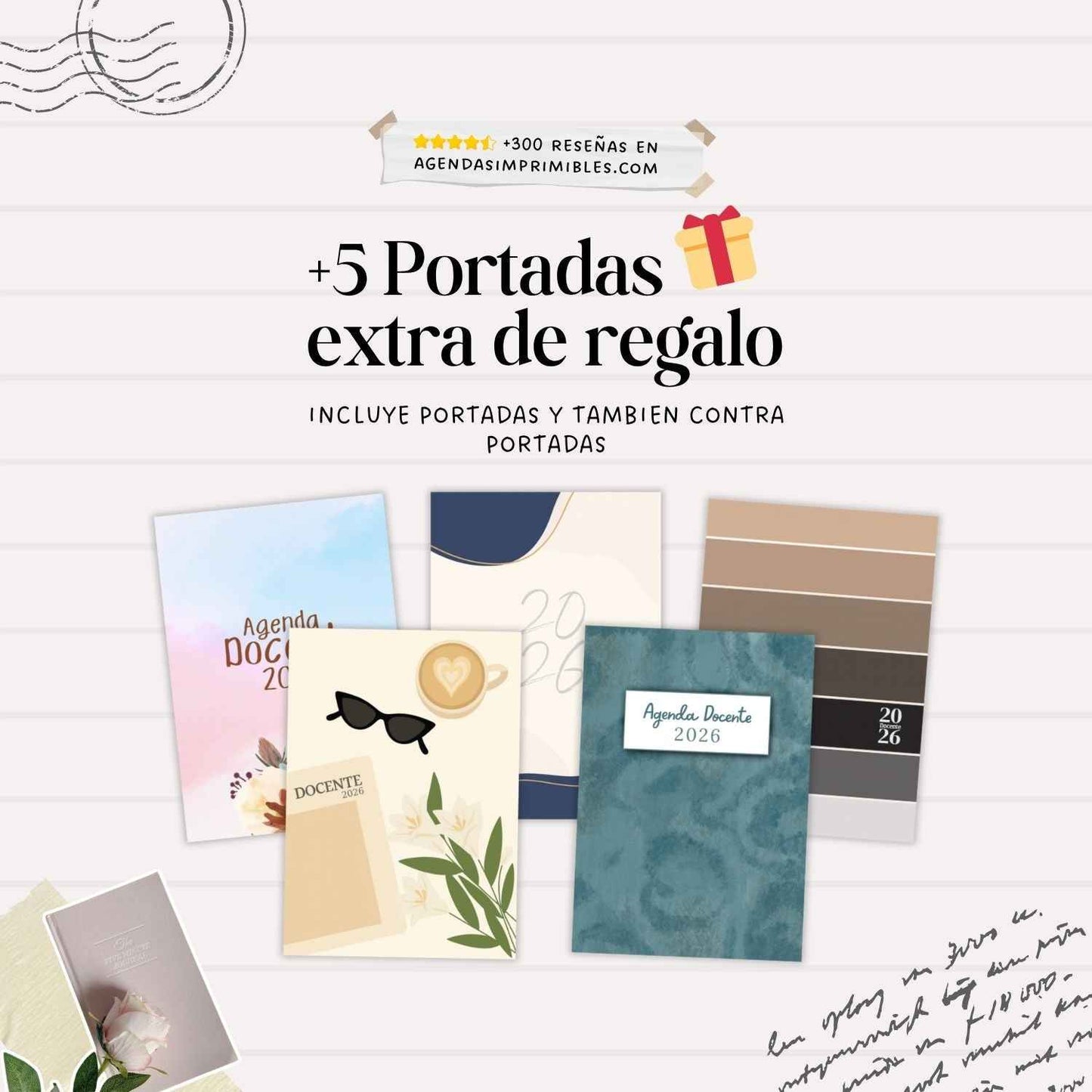 Agenda Docente Minimalista Semanal | 2026