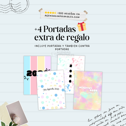 Agenda Colorida Semanal | 2026