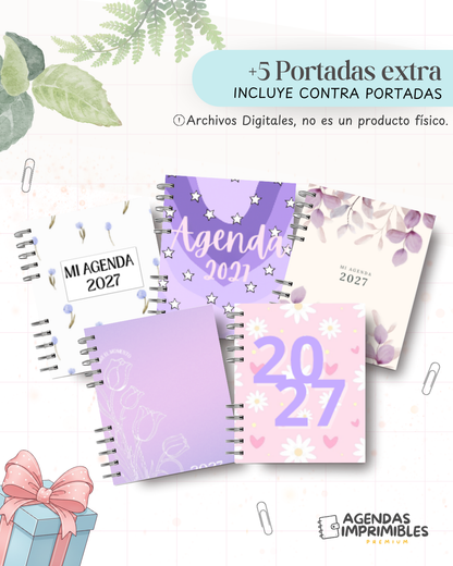 Agenda Morada 2027 - Archivo Imprimible - imagen 6