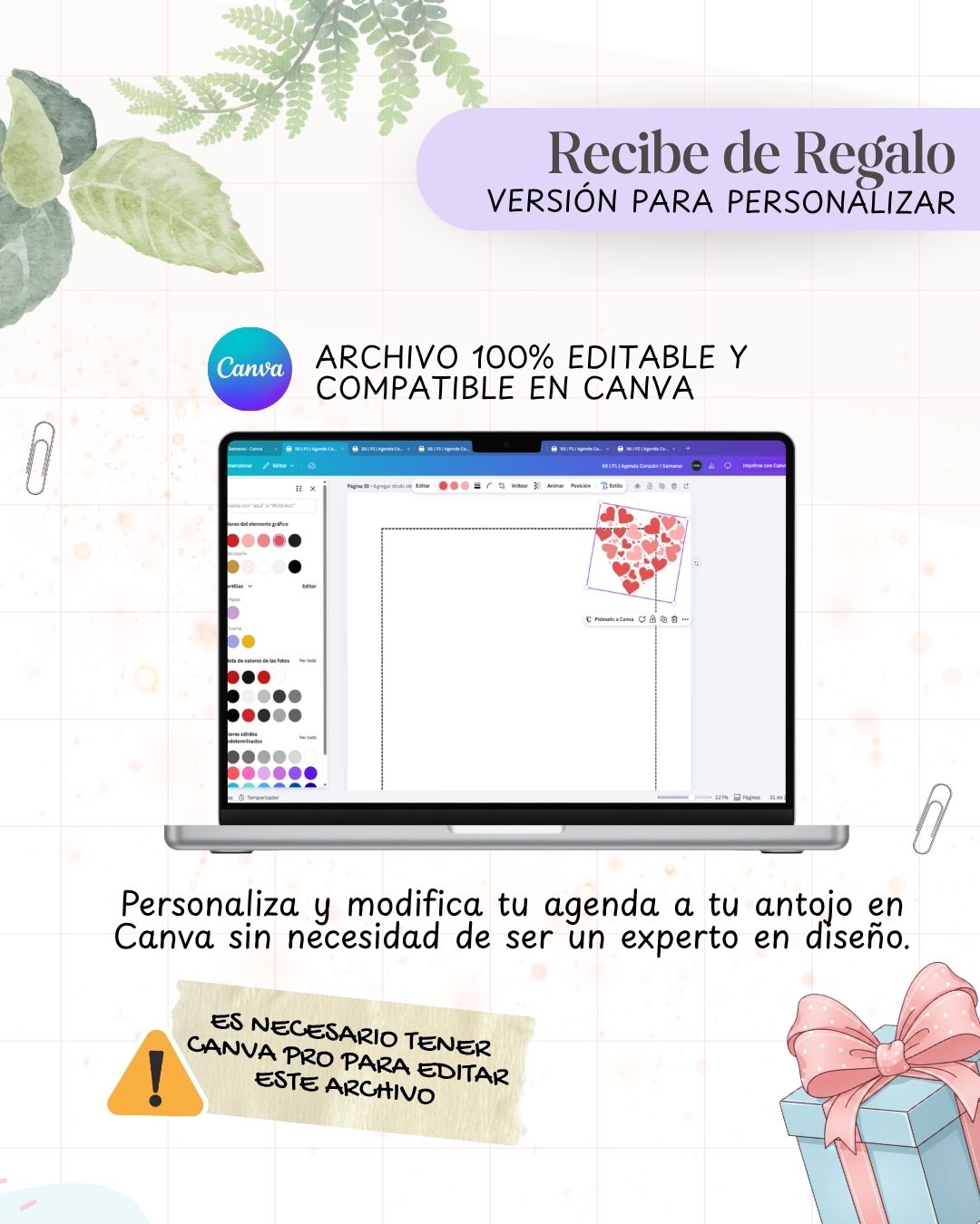 Agenda Corazones 2027 - Archivo Imprimible - imagen 6