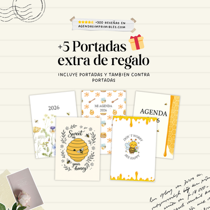 Agenda Abejita 2 Días x Página | 2026