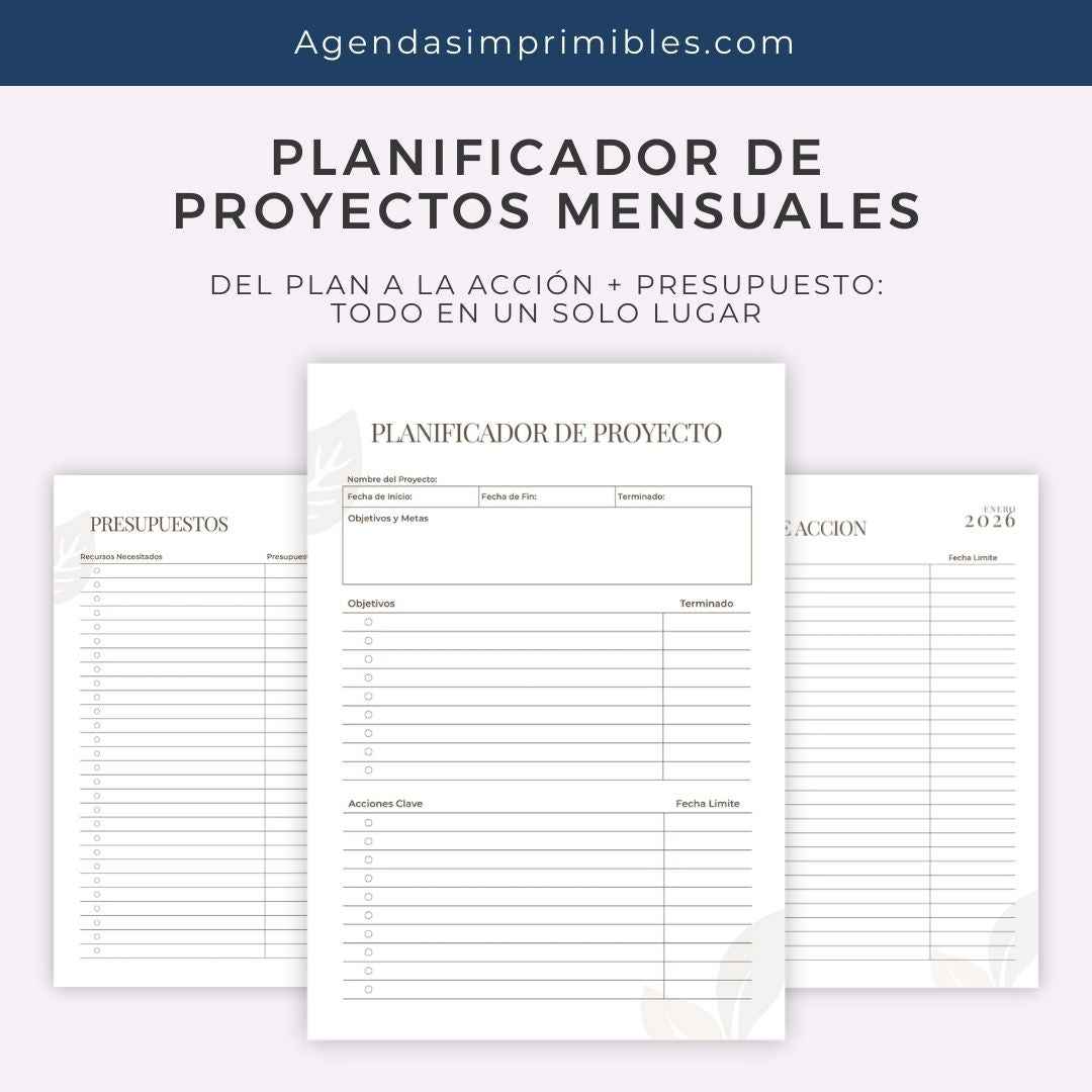 Agenda Emprendedora Dos Días x Pagina | 2026
