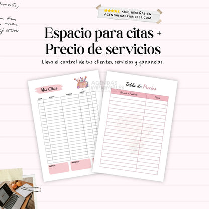 Agenda Estilista Diaria | 2026