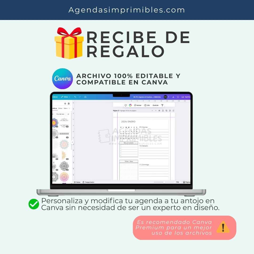 Agenda Flores Diaria| 2026