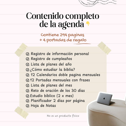 Agenda Cristiana 2 Días x Página | 2026