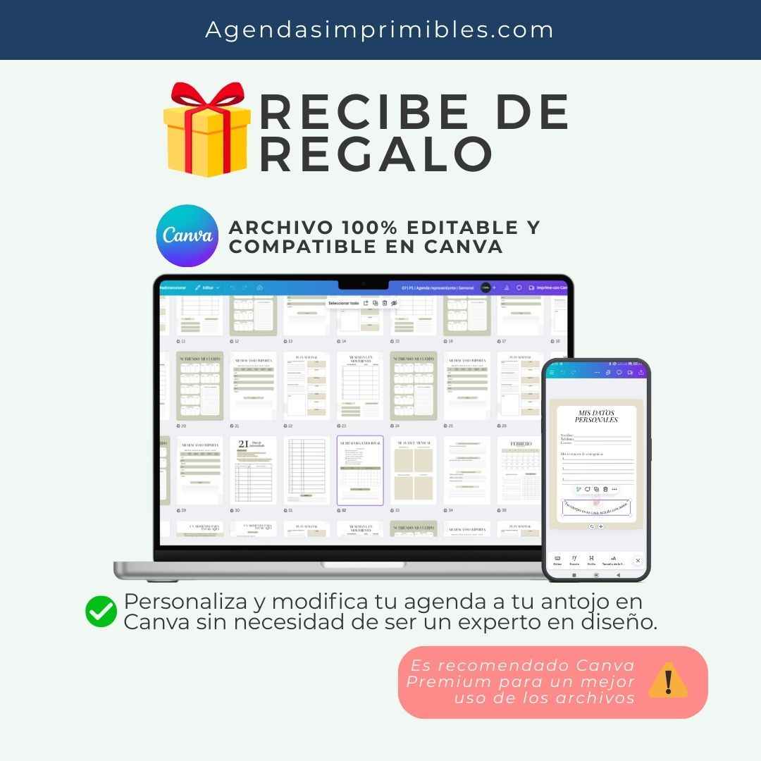 Agenda Hábitos Saludables Semanal | 2025