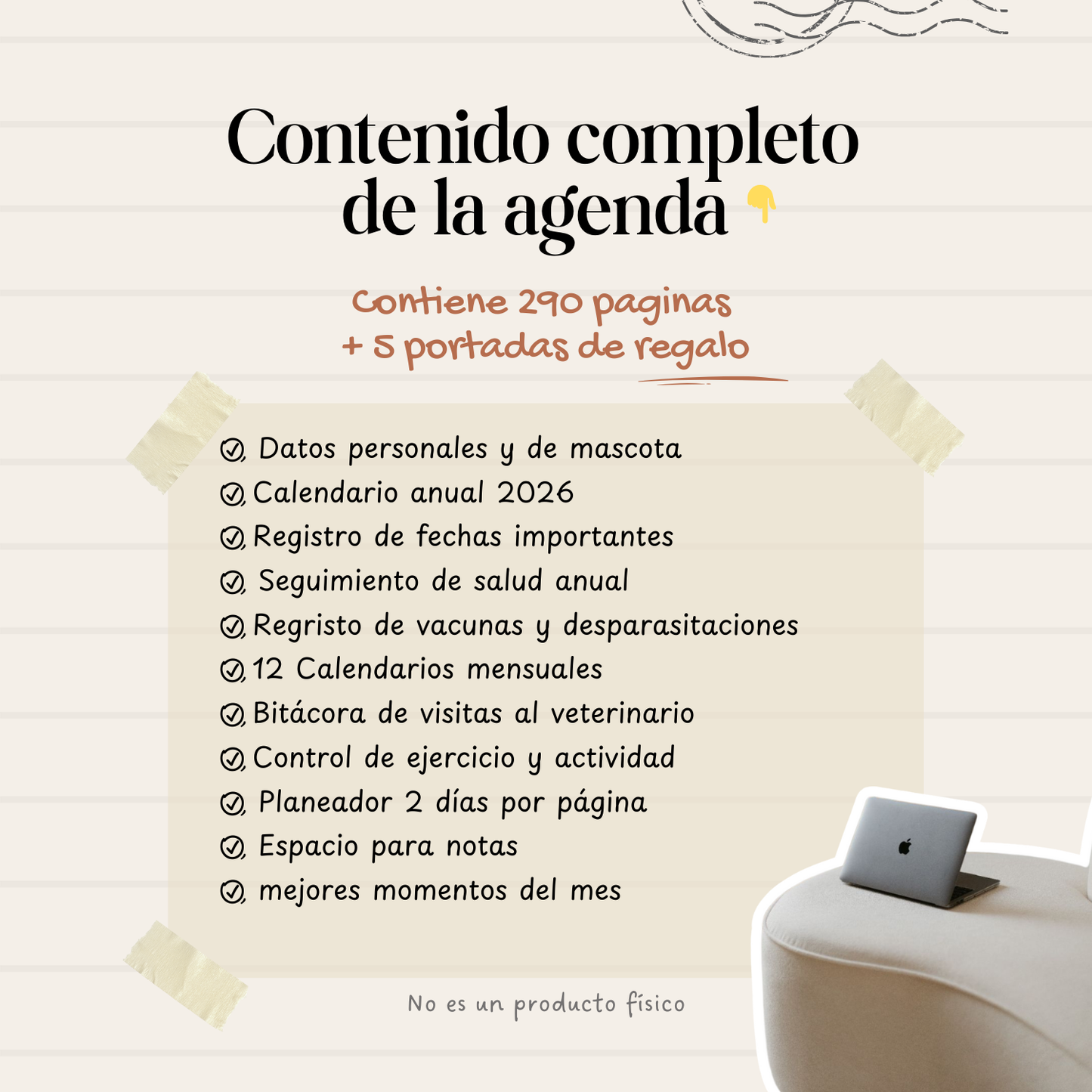 Agenda Control Canino Dos Días x Pagina | 2026