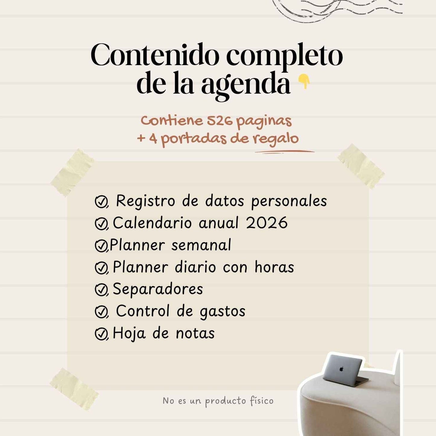 Agenda Minimalista Diaria | 2026