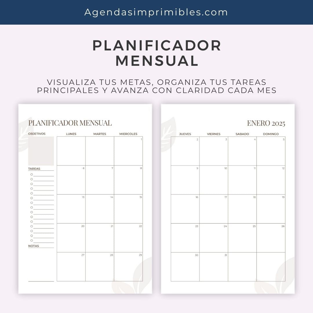 Agenda Emprendedora Dos Días x Pagina | 2025