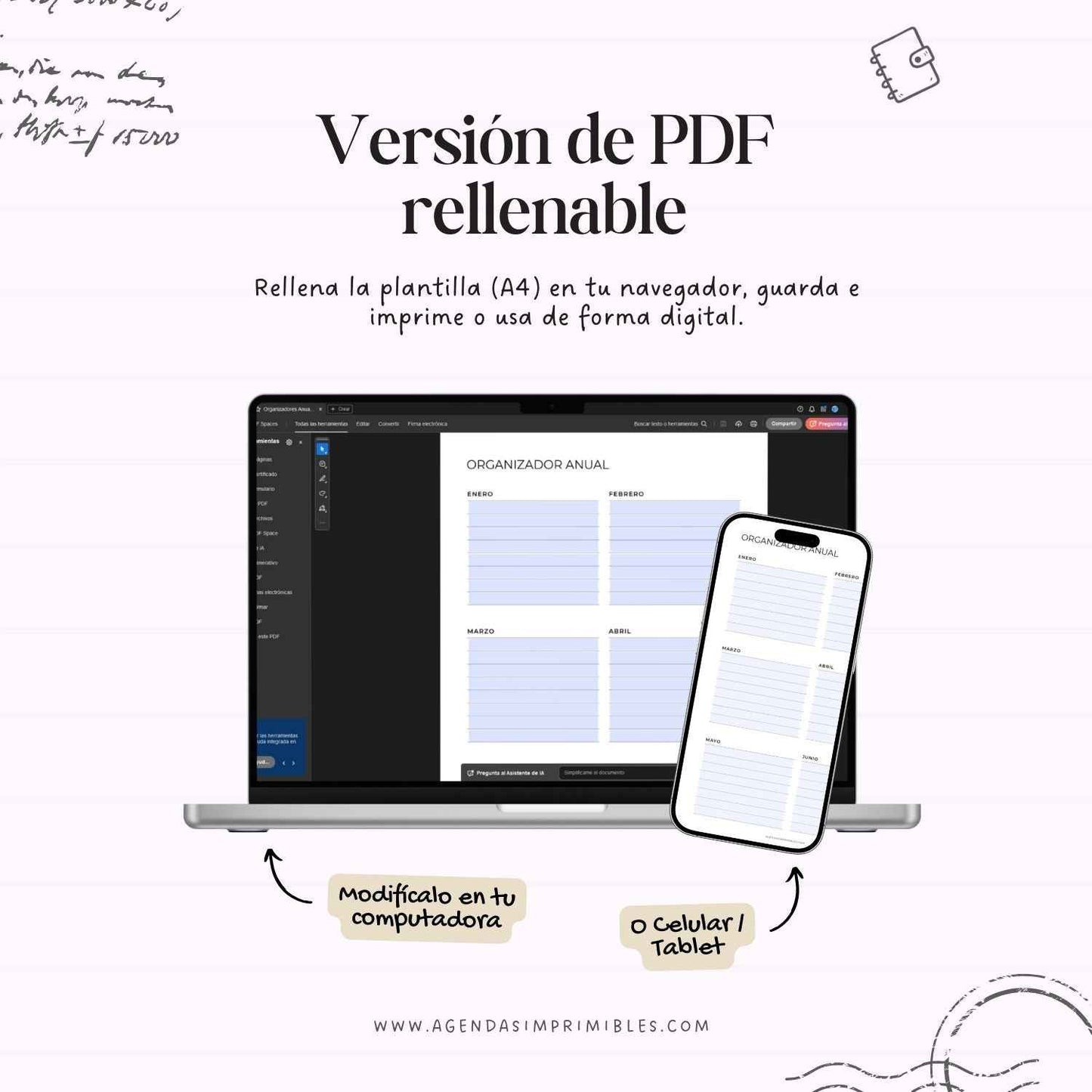 Organizadores Anuales Dobles