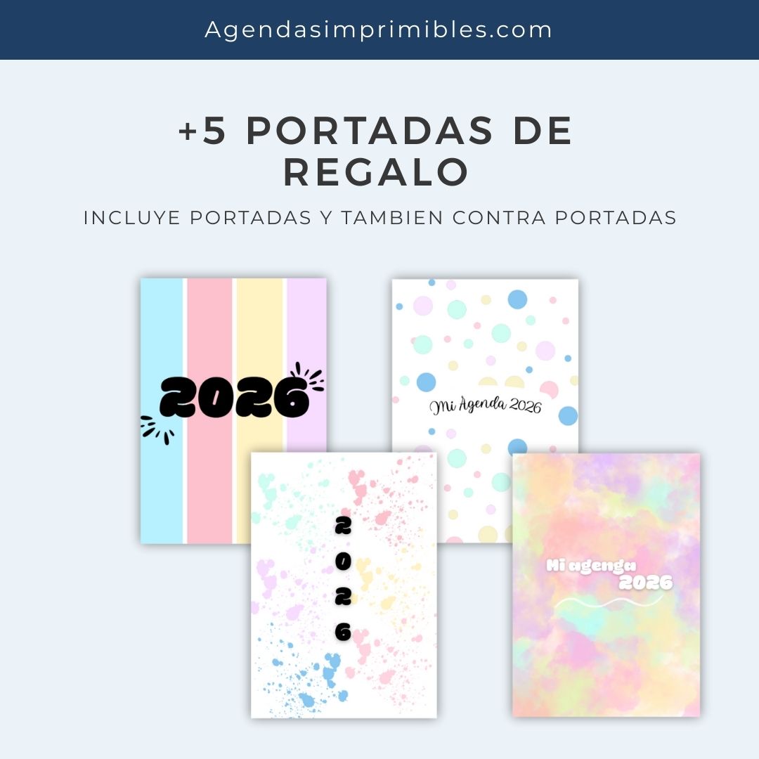 Agenda Colorida Semanal | 2026