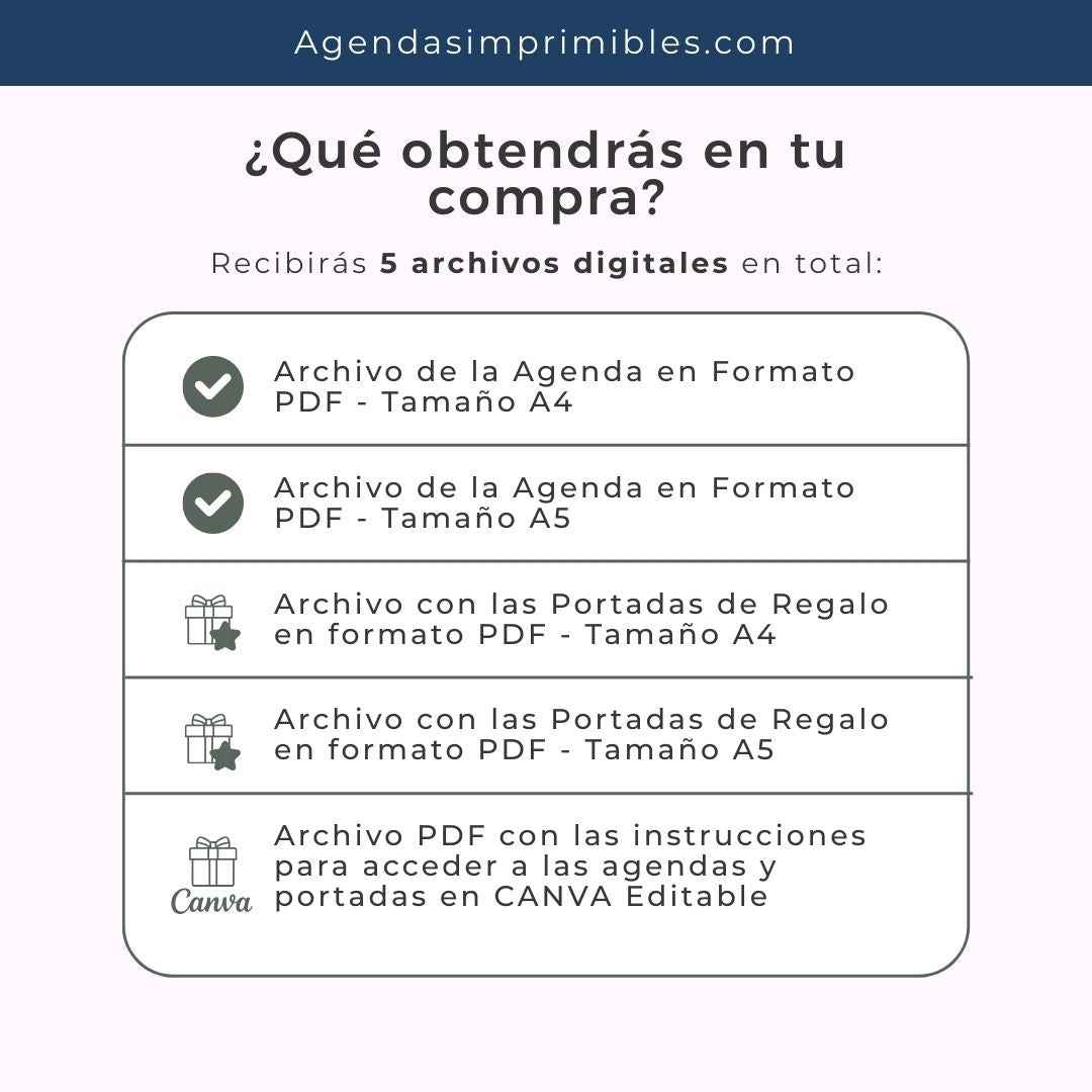 Agenda Escritora +Diaria | 2026
