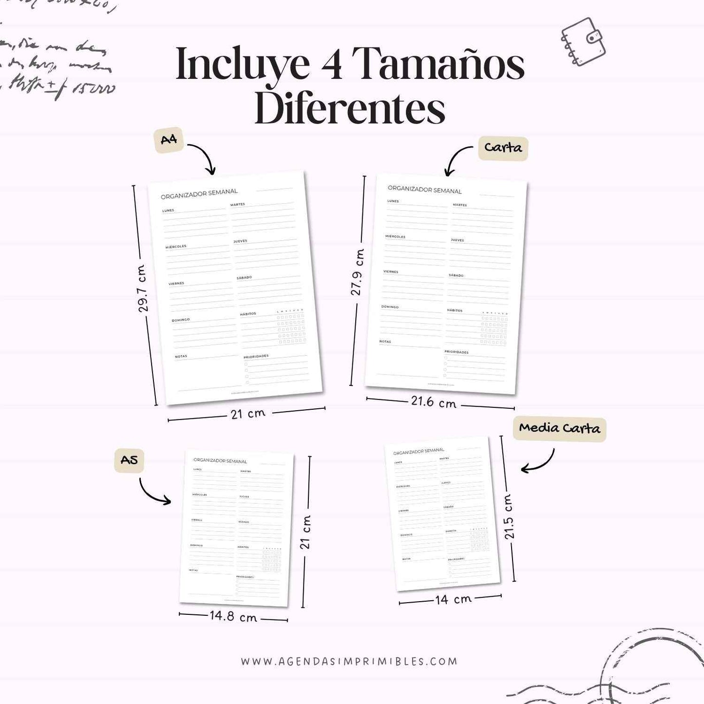 Organizadores Semanales
