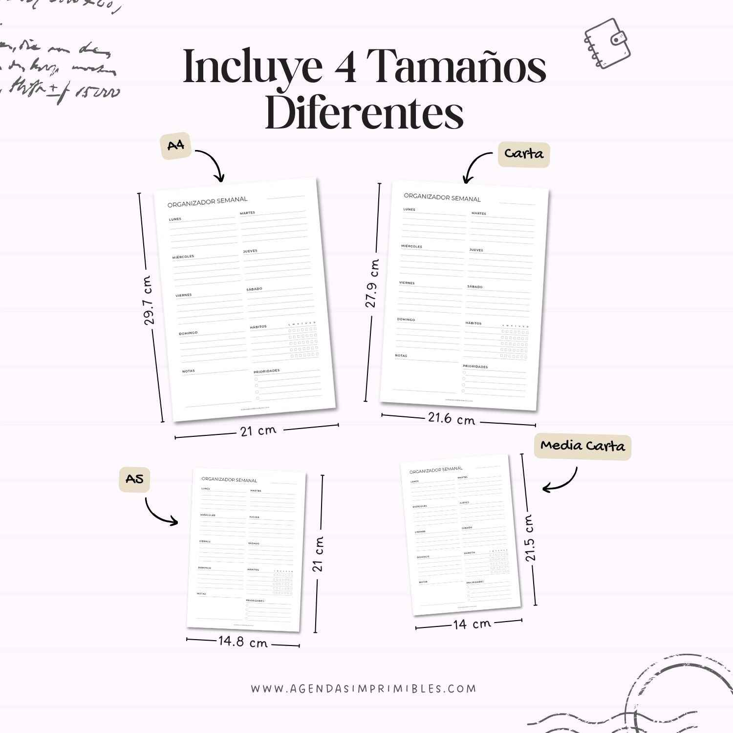 Organizadores Semanales