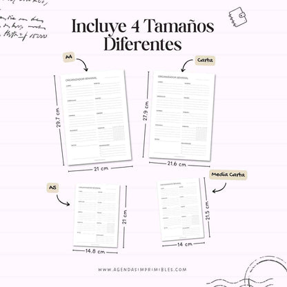 Organizadores Semanales