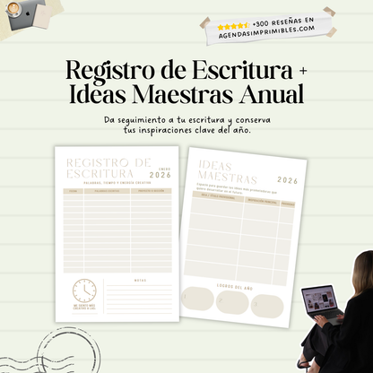 Agenda Escritores Diaria | 2026