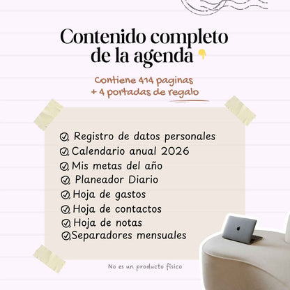 Agenda Lila Diaria | 2026