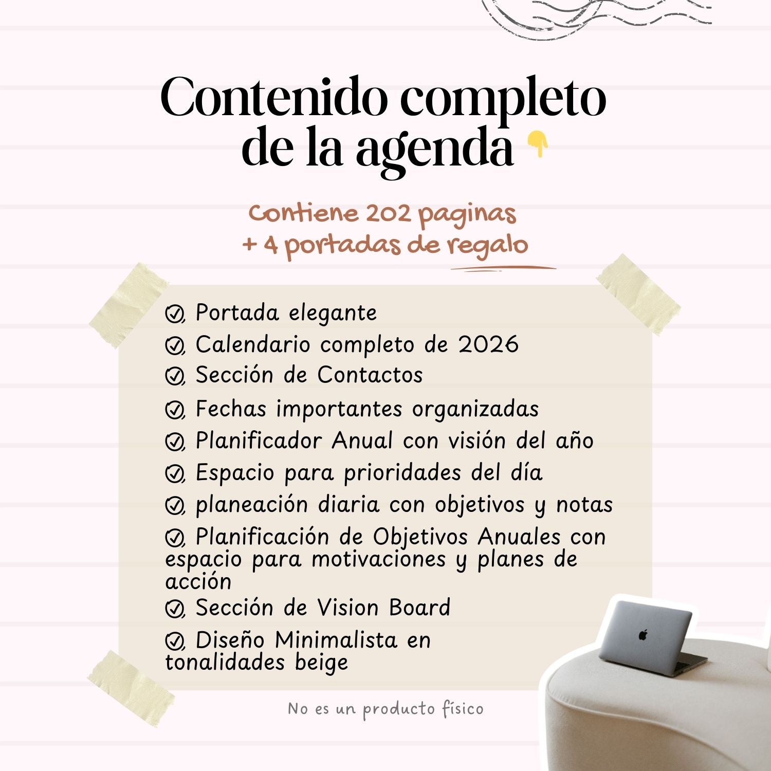 Agenda Beige Diaria | 2026