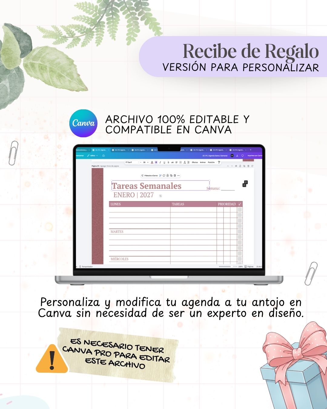 Agenda Dama 2027 - Archivo Imprimible - imagen 7