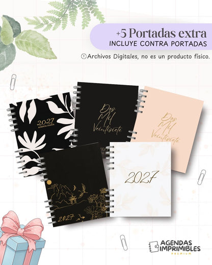 Agenda Elegante Unisex 2027 - Archivo Imprimible - imagen 7