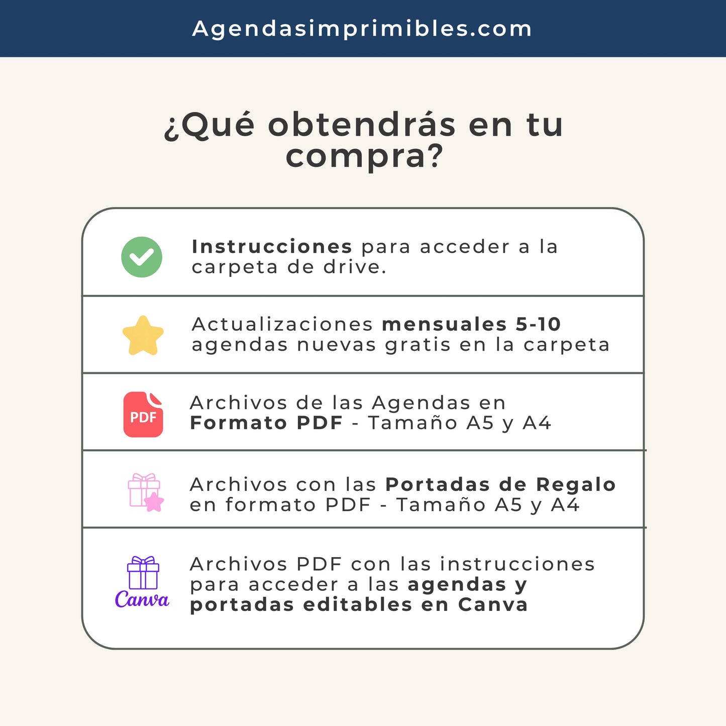 MegaPack Agendas Imprimibles 2026 + Editable Canva - Agendas Imprimibles